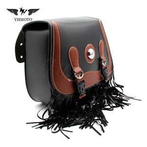 Yamaha V Star Tourer 650 1300 système de carrosserie rétro café Racer pour Harley sac de selle latérale bagages sacoches boîte gland paquet - Product Image 6