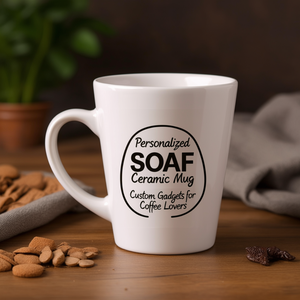 Tazza in Ceramica SOAF Personalizzata, Gadget su Misura per Amanti del Caffè - Product Image 3