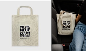 กระเป๋าผ้าแคนวาสแบบพกพาที่มีด้ามยาวเป็นมิตรกับสิ่งแวดล้อมสำหรับการซื้อของใช้ในชีวิตประจำวันมีโลโก้ตามสั่ง - Product Image 2