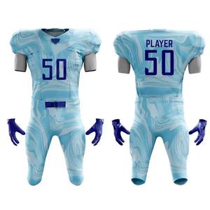 Uniforme de fútbol americano de sublimación para equipo, uniformes de fútbol americano personalizados de la mejor calidad para adultos, conjuntos de talla grande para equipo - Product Image 5