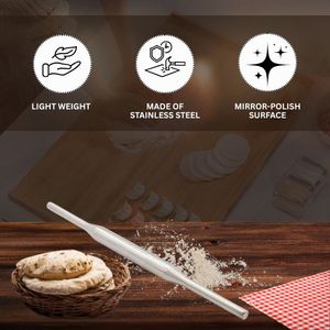 อุปกรณ์ทำขนมอบทำจากเหล็กสแตนเลสลูกกลิ้งทำแป้งเกี๊ยวไม่ติดโลโก้ตามสั่ง - Product Image 2