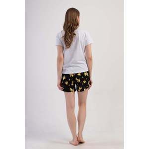 KADIN P.SUPREM O YAKA KISA KOL ETEGI OVAL SORT TAKIM - สีเทาผสม - สีเทาผสม - Product Image 4