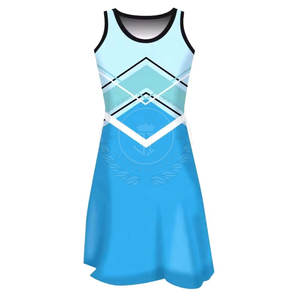 Uniforme de Netball para Mujer de Primera Calidad, Color Sólido, 100% Poliéster, Ligero, de Secado Rápido, Transpirable, Servicio OEM Personalizado - Product Image 2