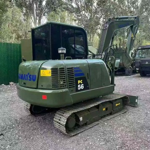 Excavadora Komatsu PC56 99% Nueva, Miniexcavadora, Maquinaria para Movimiento de Tierras, Excavadora Usada Komatsu PC56 PC56-7 PC70 PC78 Lista para Trabajar - Product Image 1