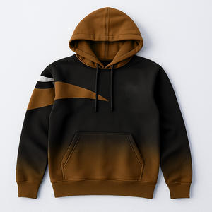 Sudaderas con capucha personalizadas para hombre de peso pesado de alta calidad, diseño transpirable con estampado de soplo, logotipo bordado, ropa de invierno, 100% algodón, otoño - Product Image 1