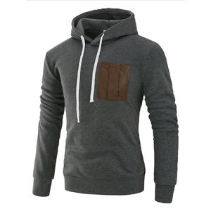 Sweat à capuche tendance pour hommes, manches longues, en coton doublé polaire, poche latérale décontractée, sweat à capuche pour hommes, capuche graphique - Product Image 5