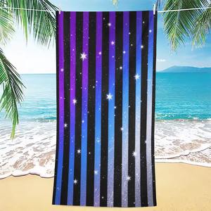 Serviettes de plage d'été en coton léger, séchage rapide, de haute qualité, nouveau design, logo personnalisé, vente en gros, best-seller - Product Image 2