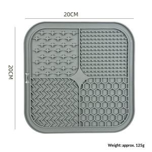 Pet Licking Plate Slow Feeding <b>Mat</b> Suction Cup Non-slip Anti-choking Dog Licking Pad for Training & Bathing - Product Image 5
