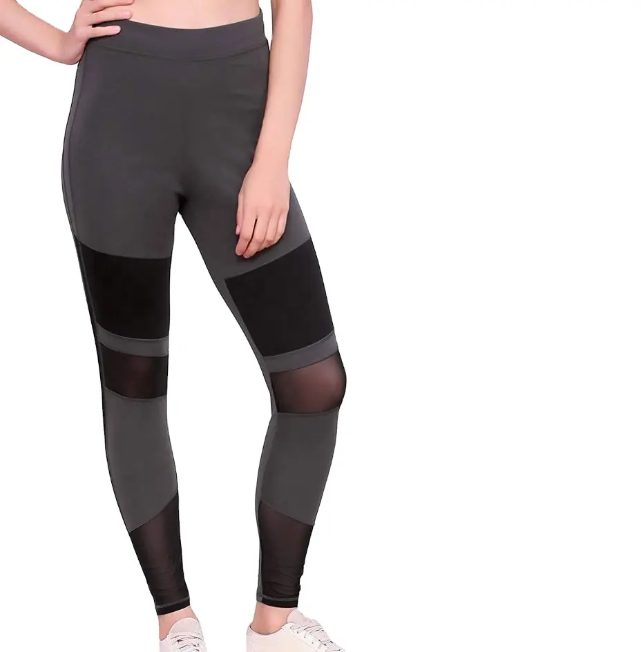 Mesh addizione pantaloni senza cuciture da donna personalizzati pantaloni sportivi Legging senza cuciture pantaloni ad alta attesa in esecuzione Legging Fitness