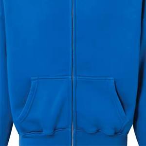 Mens Fashion Zipper Hoodie 100% Cotton Fleece Zip-Up Streetwear Style Jogger Set Eco-Friendly Winter Sweatshirt - Product Image 5