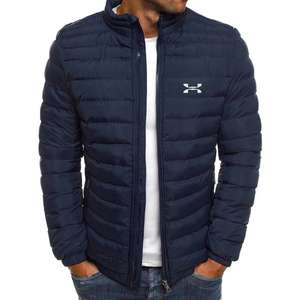 Veste matelassée brillante pour homme de qualité supérieure, capuche amovible, manteau d'hiver, vêtement d'extérieur isolé brillant - Product Image 3