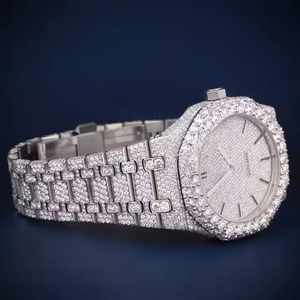 Reloj de Lujo Unisex de Acero Inoxidable con Diseño Empresarial Antiguo, Movimiento de Cuarzo Analógico Miyota, Alta Calidad, Estilo Hip Hop, Deportivo de 20 mm - Product Image 4