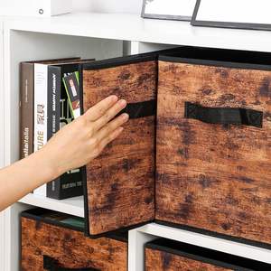 OEM Custom Fabric Foldable Storage Cubes & Bins with Handles for <b>Wardrobe</b> Shoes & Tools-Modern Luxury Design Wholesale Supply - Product Image 2