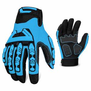 Guantes para hombres y mujeres con protector TPR Guantes DE TRABAJO resistentes antivibración con agarre firme - Product Image 4