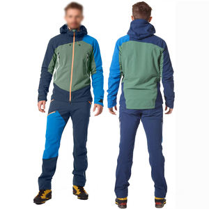 Veste de randonnée en toile softshell de haute qualité pour homme avec col montant, imperméable et respirante, services OEM disponibles - Product Image 6