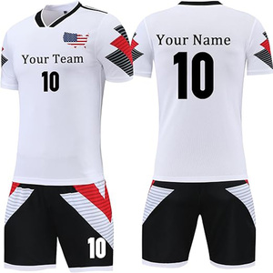 Maillot de football personnalisé sublimé grande taille été 7v7 à séchage rapide et respirant avec motif imprimé - Product Image 1