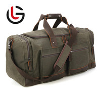 Bolsa de Viaje de Lona Encerada, Cómoda de Llevar, con Cierre, Ligera, Impermeable, Plegable, de Gran Capacidad, Unisex, Original