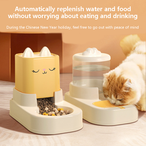 Người Lười Biếng Sử Dụng Công Suất Lớn Trọng Lực Tự Động Cho Ăn Vật Nuôi Chó Mèo Nước Thực Phẩm Trung Chuyển Với Trọng Lực Tự Động Trung Chuyển Cho Mèo - Product Image 2