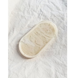 ถาดเสิร์ฟเรซินสีขาวทองงานแฮนด์เมดดีไซน์ทันสมัยถาดเสิร์ฟเรซินดีไซน์แบบกำหนดเองพร้อมถาดตกแต่งแบบส่งออกทั่วโลก - Product Image 4