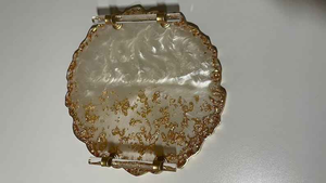 Juego de Bandejas de Servicio de Resina de 3 Niveles, Diseño Artesanal, Madera de Alta Calidad, Personalizado para Hogar y Restaurante por Decor World Expo - Product Image 2