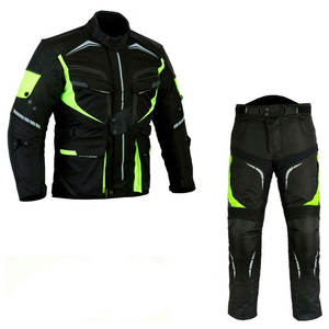 OEM ropa deportiva personalizada último estilo de los hombres a prueba de viento traje de moto con logotipo personalizado superventas Cordura traje de moto - Product Image 1