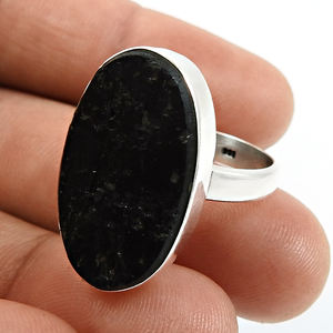 Haute qualité noir Tourmaline pierre précieuse anneau cadeau pour les femmes solide 925 en argent Sterling bijoux fins forme personnalisée anneaux faits à la main - Product Image 6