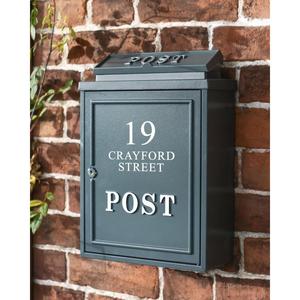 Fournitures d'événement boîte aux lettres en métal résistance à la rouille étui de support de poteaux de qualité supérieure boîte/étui de réception de colis en tôle décorative - Product Image 6