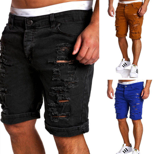 Manufacturer Custom Summer Baggy <b>Jeans</b> Jorts <b>Men</b> <b>Jeans</b> Short Dark Denim Shorts Jorts with Pocket <b>for</b> <b>Men</b> - Product Image 1