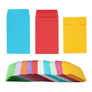 Petites enveloppes colorées enveloppes de graines auto-adhésives Mini pièces enveloppes de paquets de stockage de petits articles pour le jardin, le bureau - Product Image 2