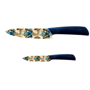 Juego de 3 Cuchillos de Chef Profesionales con Hoja de Cerámica y Mango de Plástico, Entrega Rápida en Existencia, Personalizable, Agente de Dropshipping para Shopify - Product Image 1