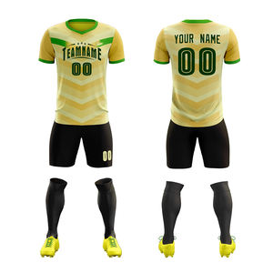 Uniformes de Fútbol para Hombre de Alta Calidad al por Mayor, 100% Poliéster, Conjuntos Personalizables con Impresión por Sublimación y Corte Automatizado para Adultos - Product Image 5