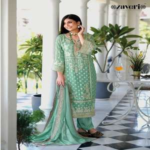 Salwar Kameez, créateur moderne doux, broderie Dupatta la plus tendance pour adultes, femme, mode, nouvel arrivage - Product Image 1