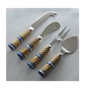 Ensemble de couteaux à fromage avec manche en résine, couverts en acier inoxydable, ensemble de couverts pour restaurant, mariage, vente chaude, prix bas, ensemble de couverts - Product Image 6