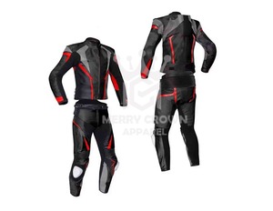 ชุดมอเตอร์ไซด์สำหรับผู้ชายเสื้อแจ็กเก็ตและชุดสูทมอเตอร์ไซด์หนังแท้สำหรับแข่งสไตล์ล่าสุดผลิตจากโรงงาน - Product Image 6