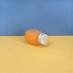 Mini botellas vacías de plástico PET reciclables con forma de piña, botellas de plástico con tapa de rosca para almacenamiento, <span class=keywords><strong>juguetes</strong></span> de jugo, Mini botellas de almacenamiento - Product Image 6