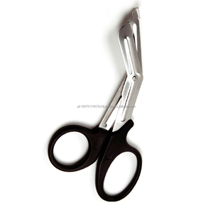 Ciseaux à pansements universels professionnels, tranchants, en acier inoxydable, sûrs pour la chirurgie, pour retirer les pansements, réutilisables, certifiés CE ISO - Product Image 6