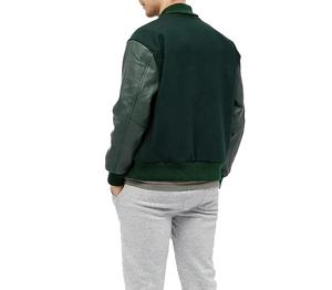 Blouson bombardier avec logo personnalisé pour l'université hiver 100% en laine fondue veste lettermen avec blouson original pour collège Baseballjacket pour hommes expédition DDP - Product Image 2