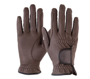 Gants d'équitation parfaits en cuir pour l'hiver et le micro tissu Gants de sport de sécurité de course équestre personnalisés de haute qualité OEM - Product Image 5