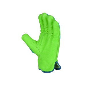 Guantes DE SEGURIDAD DE CUERO duraderos con agarre antideslizante para el manejo de almacenes Trabajo de mantenimiento industrial al aire libre - Product Image 3