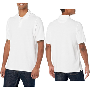 Estilo casual con patrón sólido Poliéster Polo Camiseta Hombre de alta calidad personalizada de manga corta Hombre Camiseta Polo - Product Image 5
