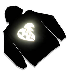 เสื้อมีฮู้ดสำหรับผู้ชายและผู้หญิงคุณภาพสูงออกแบบได้ตามที่ต้องการโลโก้แนวสตรีทเสื้อสเวตเตอร์น้ำหนักมากสะท้อนแสง3เมตร - Product Image 3