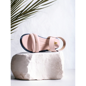 Sandales d'été décontractées pour femmes PINK 494 PN Tendance de la mode Imprimé Antidérapant Plateforme plate Plage Convient Matériel de semelle intérieure EVA - Product Image 3