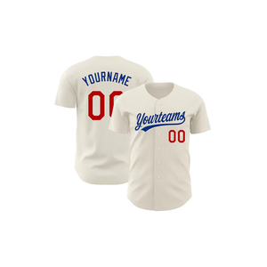Maillot de baseball d'équipe personnalisé 100% polyester respirant antibactérien anti-UV séchage rapide col en V broderie logo personnalisé grande taille - Product Image 4