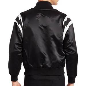 2025 bas prix de haute qualité couleur personnalisée coupe-vent respirant 100% Polyester hiver Bomber veste pour hommes best-seller rue - Product Image 3