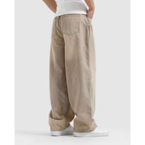 กางเกงยีนส์ทรงบอยเฟรนด์เอวสูงแบบหลวมๆ ตกแต่งด้วยคริสตัลเรียบง่าย ระบายอากาศได้ดี ทรงเข้ารูป ไซส์ XL กางเกงขาสั้นพิมพ์ลายสำหรับฤดูหนาว - Product Image 1