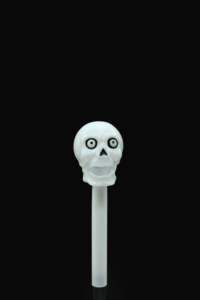14inch Halloween <b>Skull</b> Solar Stake for Garden Collection <b>Decorative</b> Light Outdoor Home <b>Decoration</b> Spooky Yard Pathway - Product Image 2