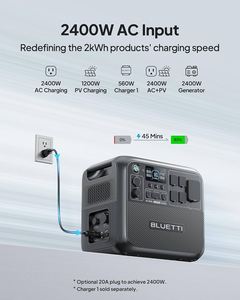 DISCOUNT SALES for AC200L 2400W 2048Wh OEM Industrial DIY Portable Power Station <b>Solar</b> <b>Generator</b> for Road Trip - Product Image 2