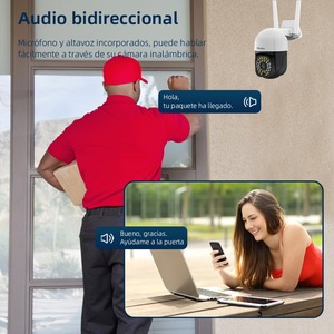 3MP Dome Solar WiFi <b>Camera</b> Outdoor <b>Wireless</b> IP Night Vision Pan-Tilt Function V380pro App Compatible CMOS Sensor Cloud Data - Product Image 5