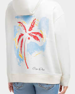 Alta calidad bordado Logo DTF pegatina Anti-Pilling transpirable mujeres sudaderas moda invierno elegante venta al por mayor - Product Image 6