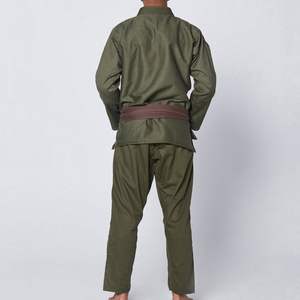 Uniforme de Karate verde de artes marciales, conjunto personalizado de la mejor calidad, nuevo diseño, Color sólido de alta calidad, ropa deportiva de todos los tamaños, arte marcial - Product Image 4